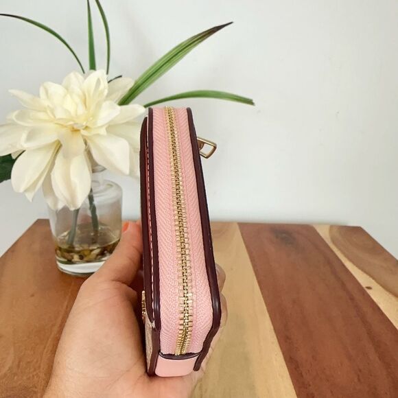 NWT Coach X Observed By Us Zip Card Case In Signature Canvas - Picture 3 of 6